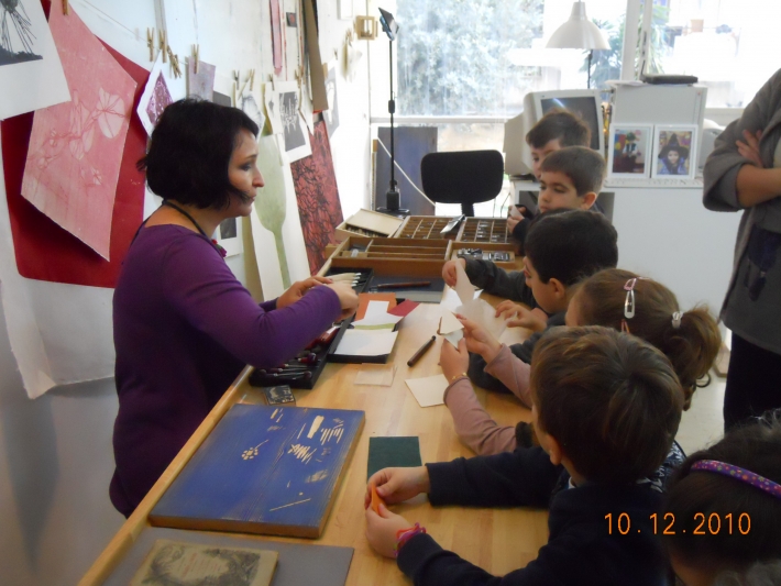 Εργαστήρι χαρακτικής/Carving workshop